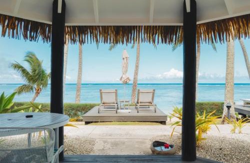 Tapere of Titikaveka Villa | Motu Beachfront Art Villas