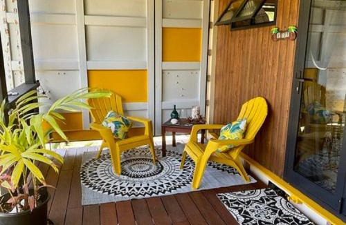 Arorangi House | Are Mii one room container home, Wi-Fi and AC
